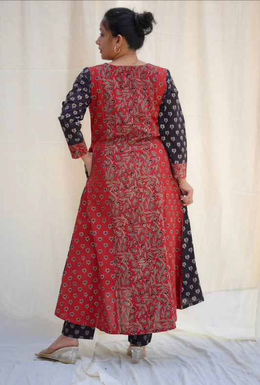 Cotton Ajrakh Co-ord set