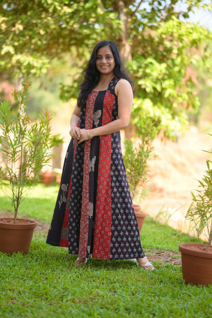 Cotton Ajrakh Dress