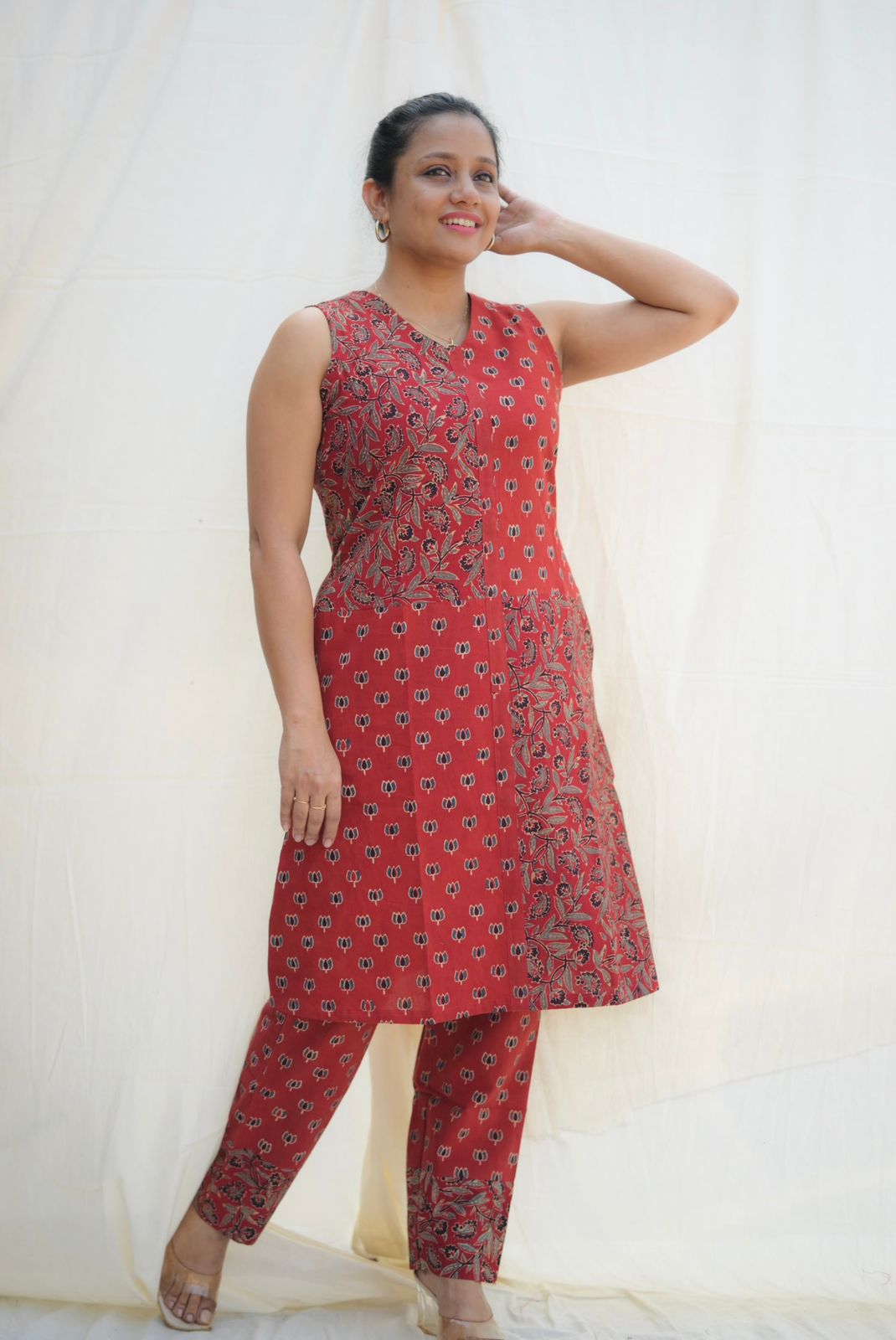 Cotton Ajrakh Co-ord set