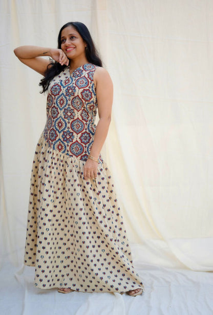 Cotton Ajrakh Dress