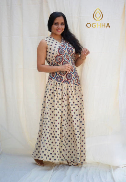 Cotton Ajrakh Dress