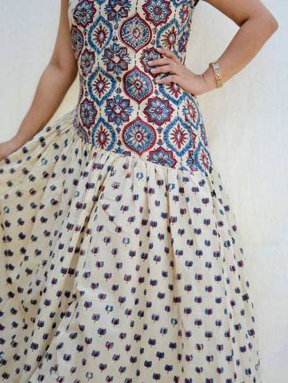 Cotton Ajrakh Dress