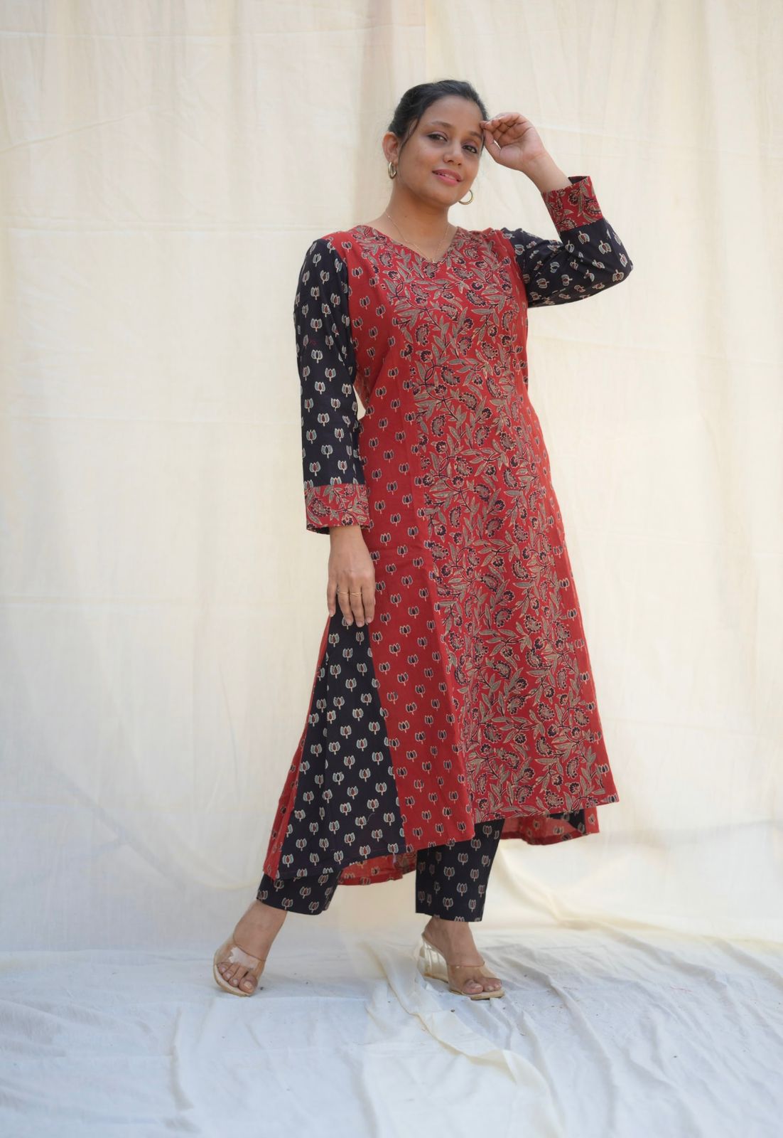 Cotton Ajrakh Co-ord set