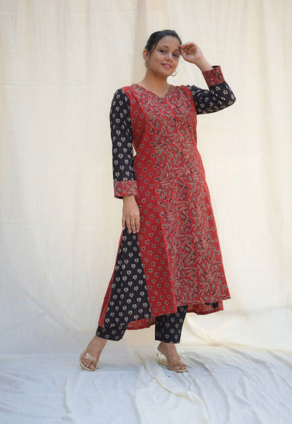 Cotton Ajrakh Co-ord set