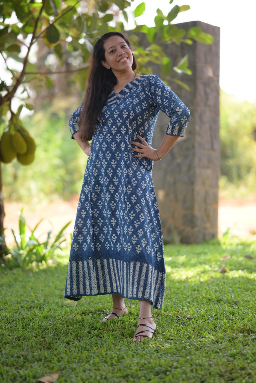 Cotton Hakoba aline dress