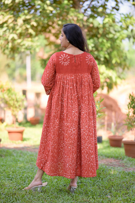 Cotton Hakoba aline dress