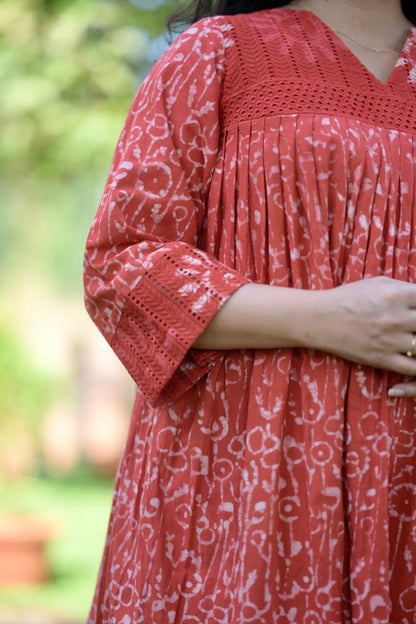 Cotton Hakoba aline dress