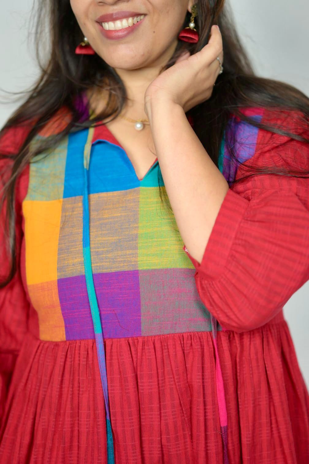 Cotton aline dress