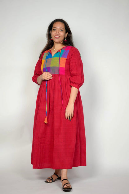 Cotton aline dress