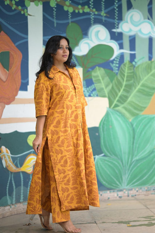 Khadhi Handloom Cotton coordset