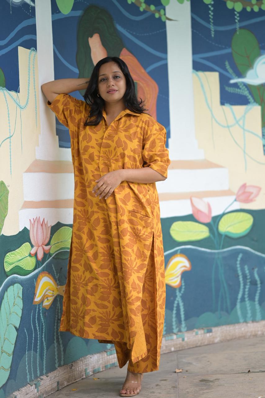 Khadhi Handloom Cotton coordset