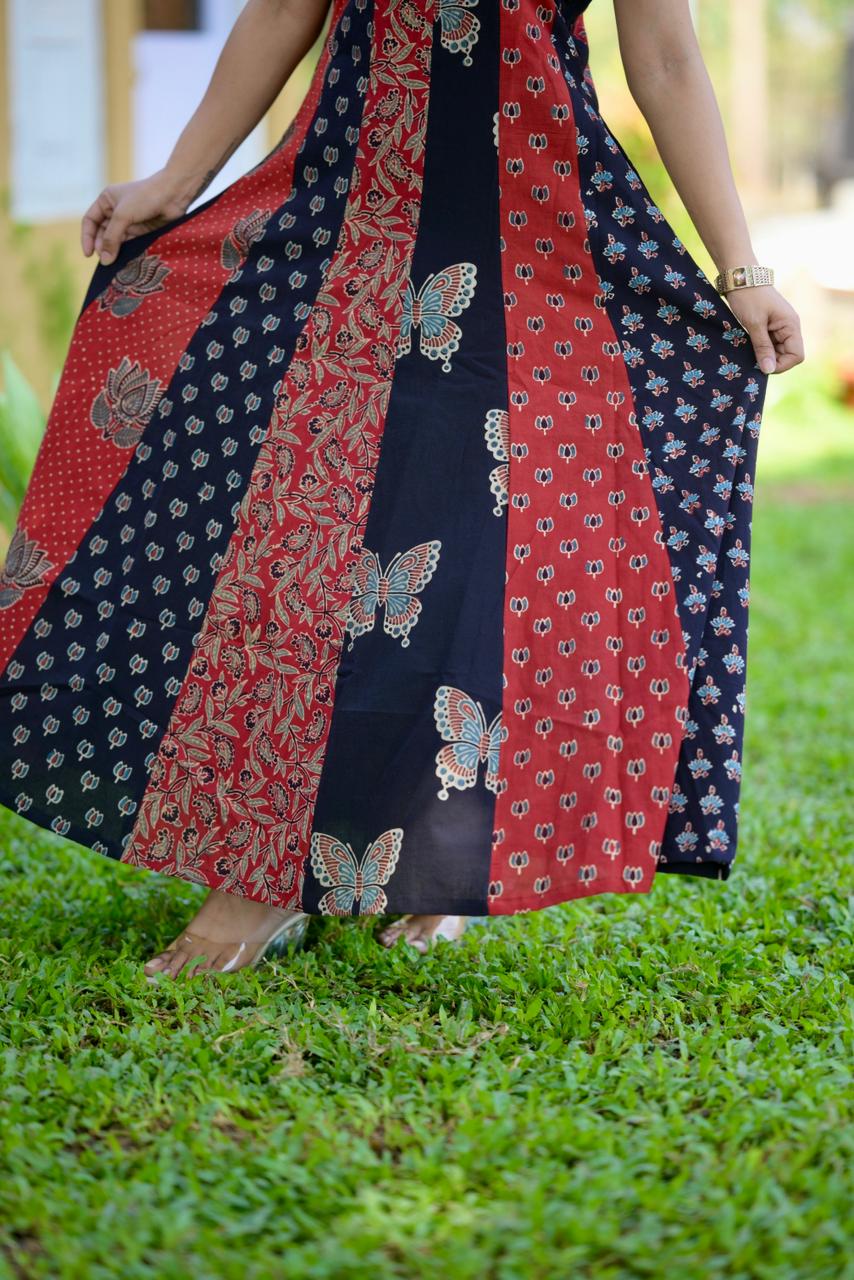 Cotton Ajrakh Dress