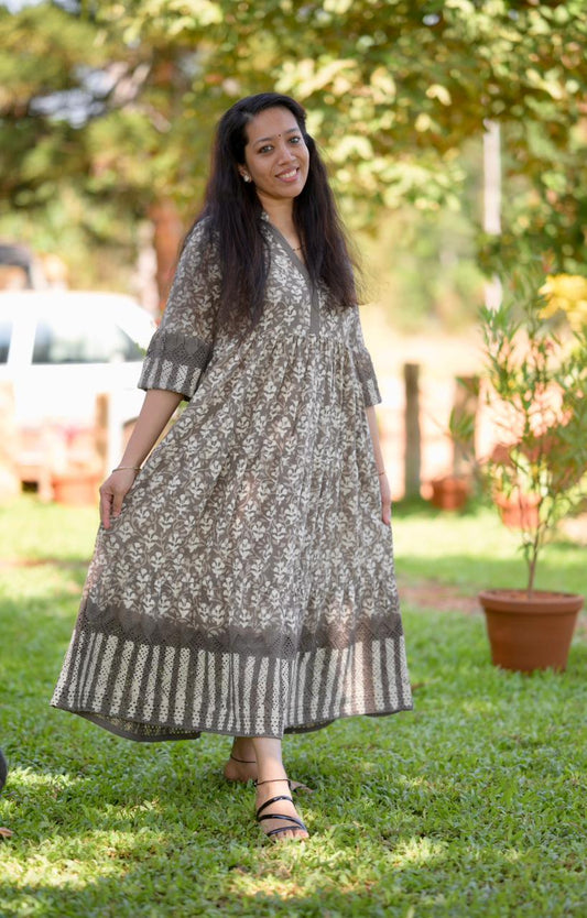 Cotton Hakoba aline dress